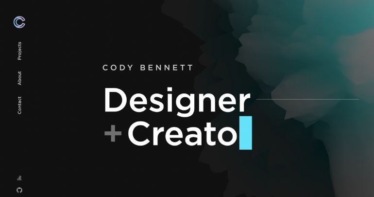 网页设计师Cody Bennett个人网站