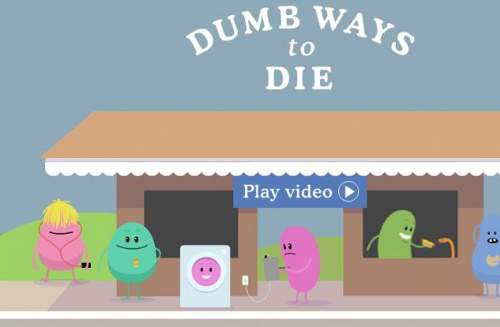 Dumb Ways To Die 可爱矢量卡通网站