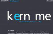 Kern Type, the kerning game