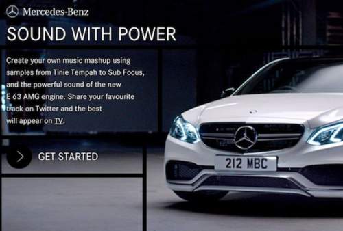 Mercedes-Benz: Sound with Power 奔驰交互HTML5酷站