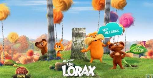 the lorax 3D动画电影