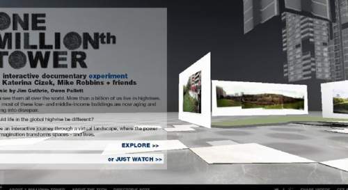 NFB - One Millionth Tower - HTML5三维虚拟现实景观