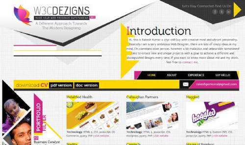 W3C Dezigns - 印度网页设计师