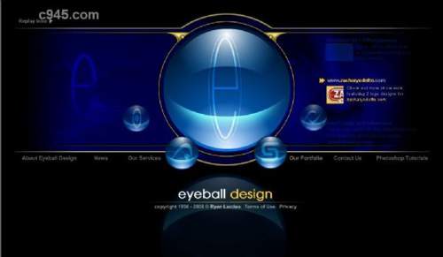 eyeball-design动感质感FLASH酷站