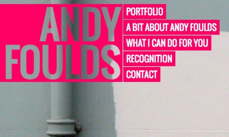 ANDY FOULDS DESIGN 交互设计无刷新单页