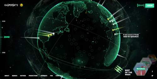 Earth 2050 地球的未来HTML5三维3D交互场景酷站