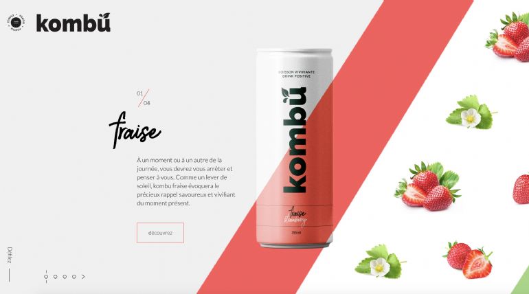 Kombu - 创意饮料果汁产品展示官网