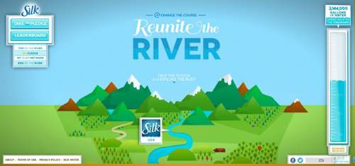 Reunite the River 视差滚动卡通交互酷站