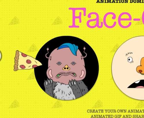 face-gifer 好玩的扮装手绘卡通网站