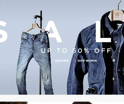 G-Star RAW | Official Brand Site - 品牌服饰商城酷站
