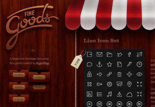 Fine Goods CSS酷站