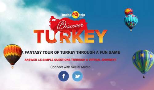 Discover Turkey - Make My Trip HTML5交互3D卡通网站