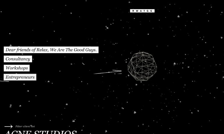 rwatgg - 基于threejs和svg的3D交互创意开发者官网