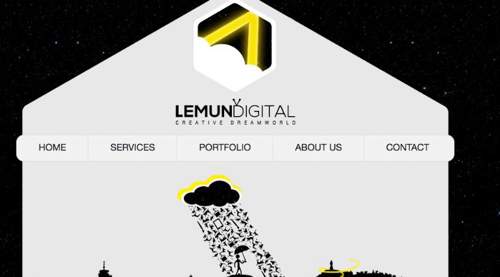 保加利亚设计团队Lemun Digital卡通风格视差网站