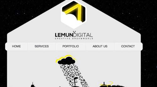 保加利亚设计团队Lemun Digital卡通风格视差网站