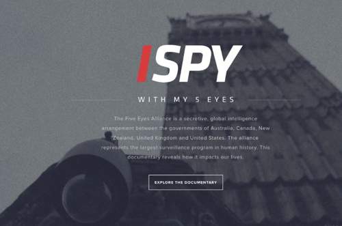 iSpy - The Five Eyes Alliance - 互动纪录片HTML5视频交互网站