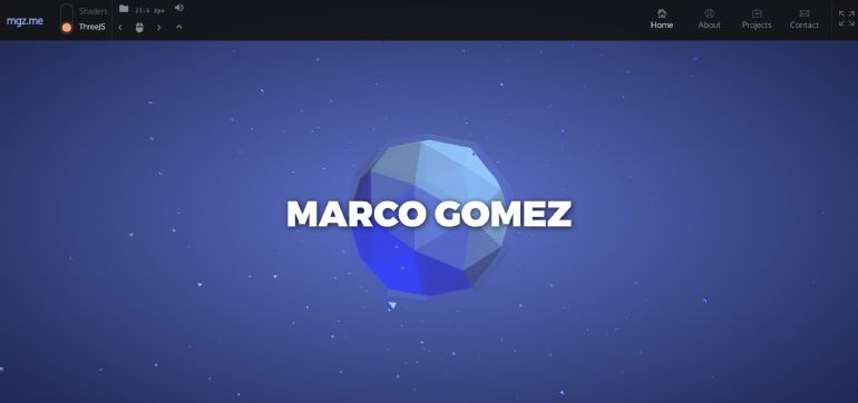 西班牙 Marco Gomez 个人网站