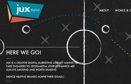 JUX Digital 卡通HTML5网站