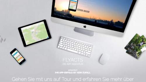 FLYACTS - Die App Agentur 应用程序代理产品视差网站