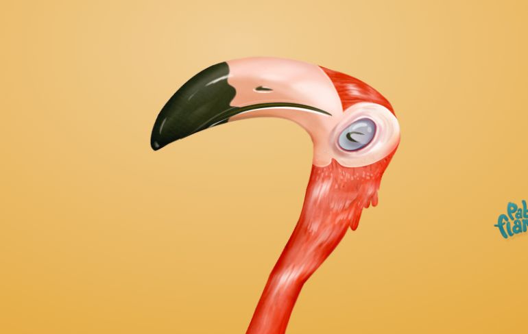 Pablo The Flamingo 音乐交互式火烈鸟3D酷站