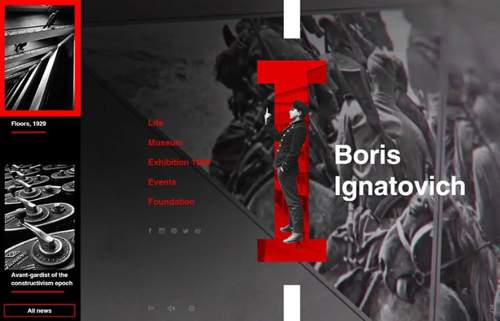 Boris Ignatovich 摄影师创意作品交互展示