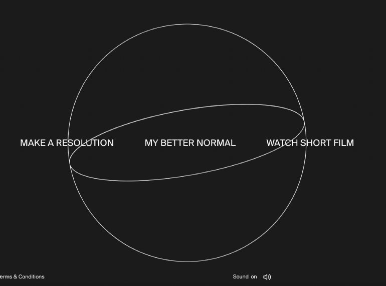 MY BETTER NORMAL | TI:ME CAPSULE 黑色创意时间胶囊互动网站