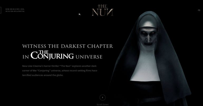 The Nun Movie 电影《修女》 - 召唤宇宙中最黑暗的篇章官网