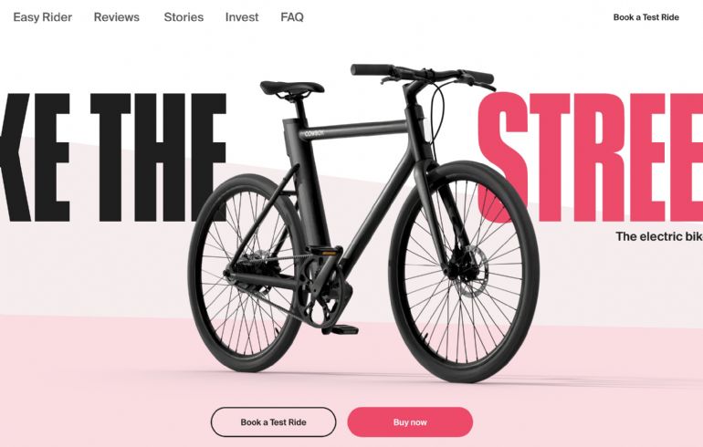Electric Bike for Urban Riders – COWBOY 都市骑行者电动自行车官方交互产品营销网站