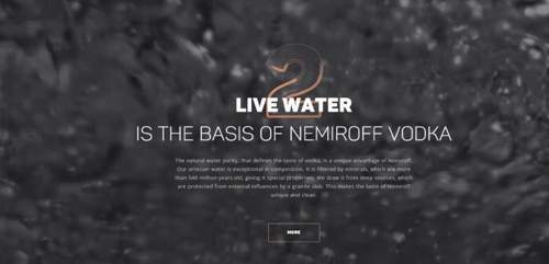 7 facts about Nemiroff 滚动视差产品交互网站
