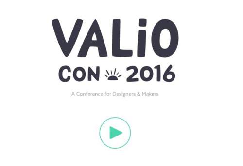 Valio Con 2016 设计师大会的长单页和卡片式视差滚动交互网站