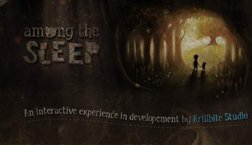 Among The Sleep 深色网页设计