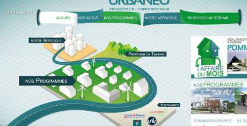 Urbaneo 矢量虚拟现实卡通网站