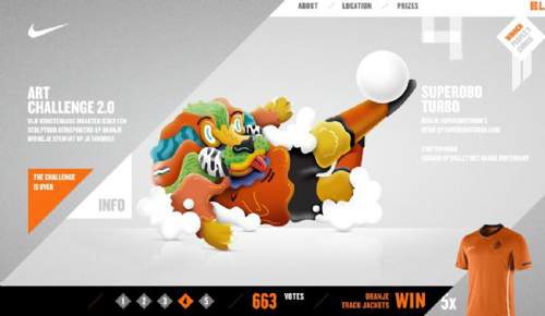 Nike Bloed Oranje Art Challenge 2.0