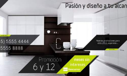 Cocinas y Closets Maderhogar 家居CSS酷站
