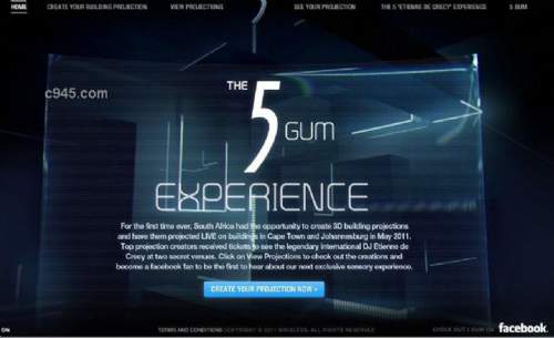 5gum 动感网站-FWA获奖网站