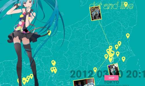 初音未来 dot-and-line