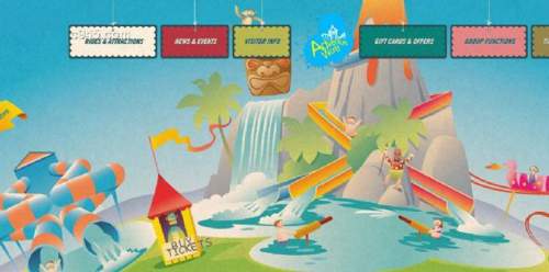 Adventure World 卡通手绘-HTML5酷站