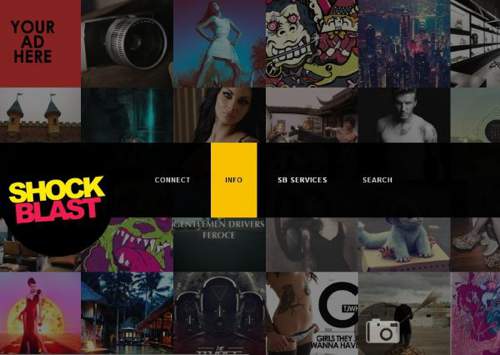 ShockBlast - HTML5灵感CSS酷站