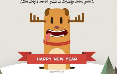 Happy new year 2012 - Dogstudio
