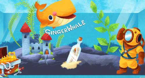 Ginger Whale 海底卡通CSS酷站