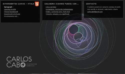 Carlos Cabo González - HTML5螺旋特效网站