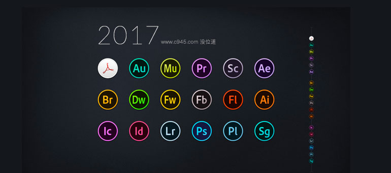 更新了Dreamweaver CC和Photoshop CC到最新的2017版本,体验增强了很多,效率提高